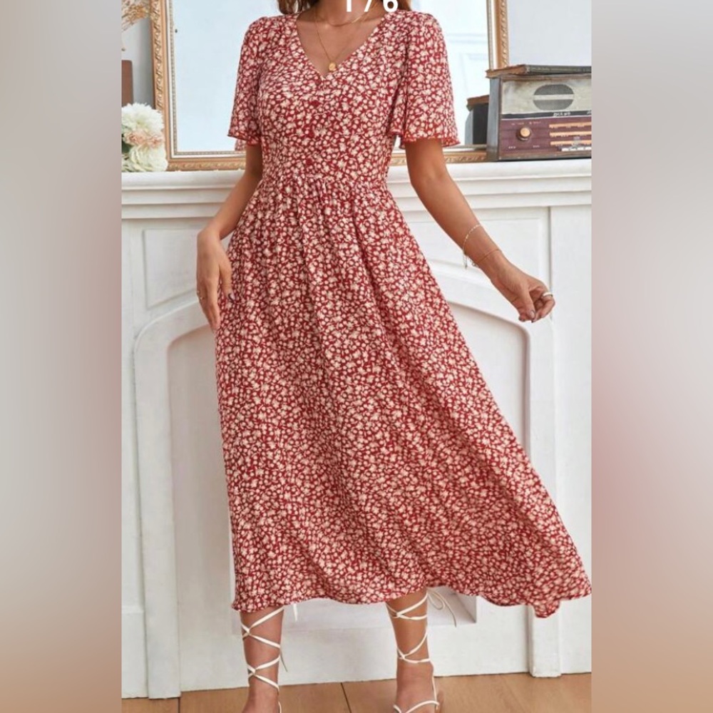 Shein curve maxi dress NWOT